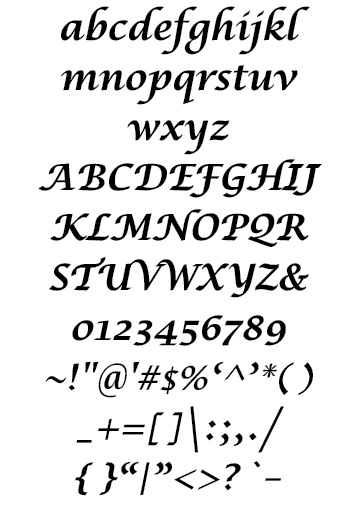 Free Lucida Calligraphy Font Truetype